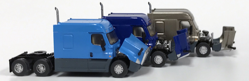 Side of all Short top trucks