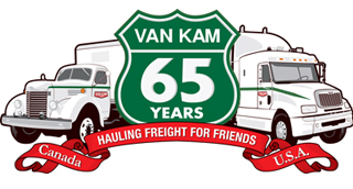 Van Kam Freightways Logo 65 Years