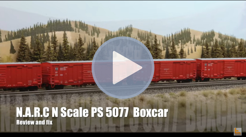 NARC 5077 Pullman Standard 50' Dingle Door Boxcar  Review in N Scale