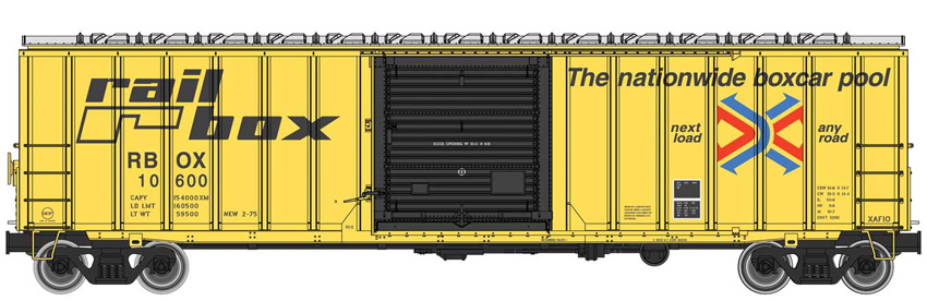 Railbox Exterior Post box cars