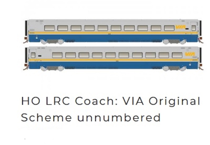 Rapido 508006 N LRC Club Car Green Scheme Business VIA Rail Canada