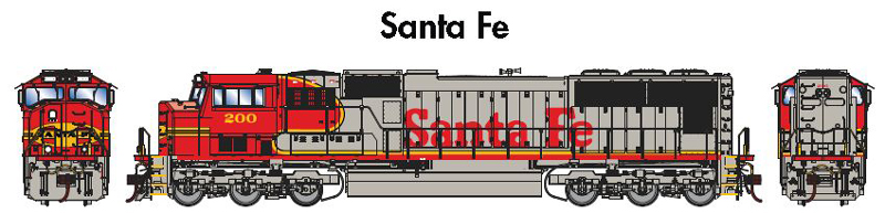 SD70M-ATSF
