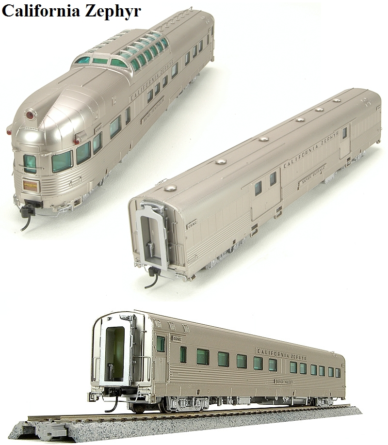 ho scale california zephyr