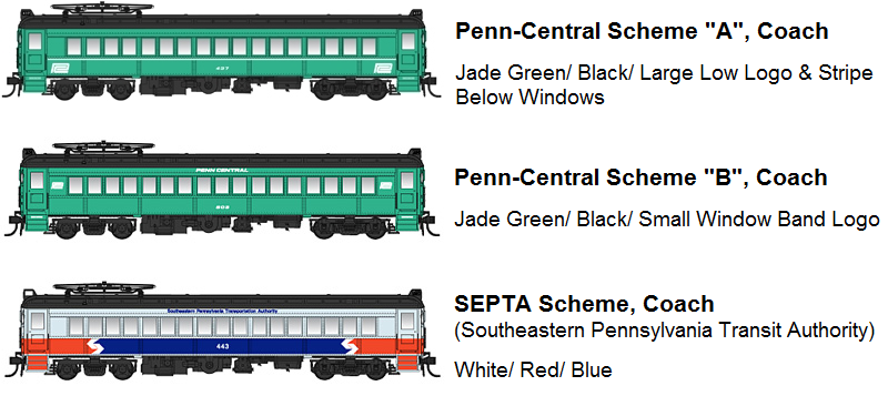 1-094002-B HO P-54 Pre WWII Pennsy Coach Tuscan Red.Br roof #432 