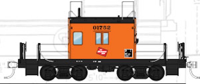 Transfer Caboose Road #021 Fox Valley #91168 N scale N Cab Milwaukee Road 