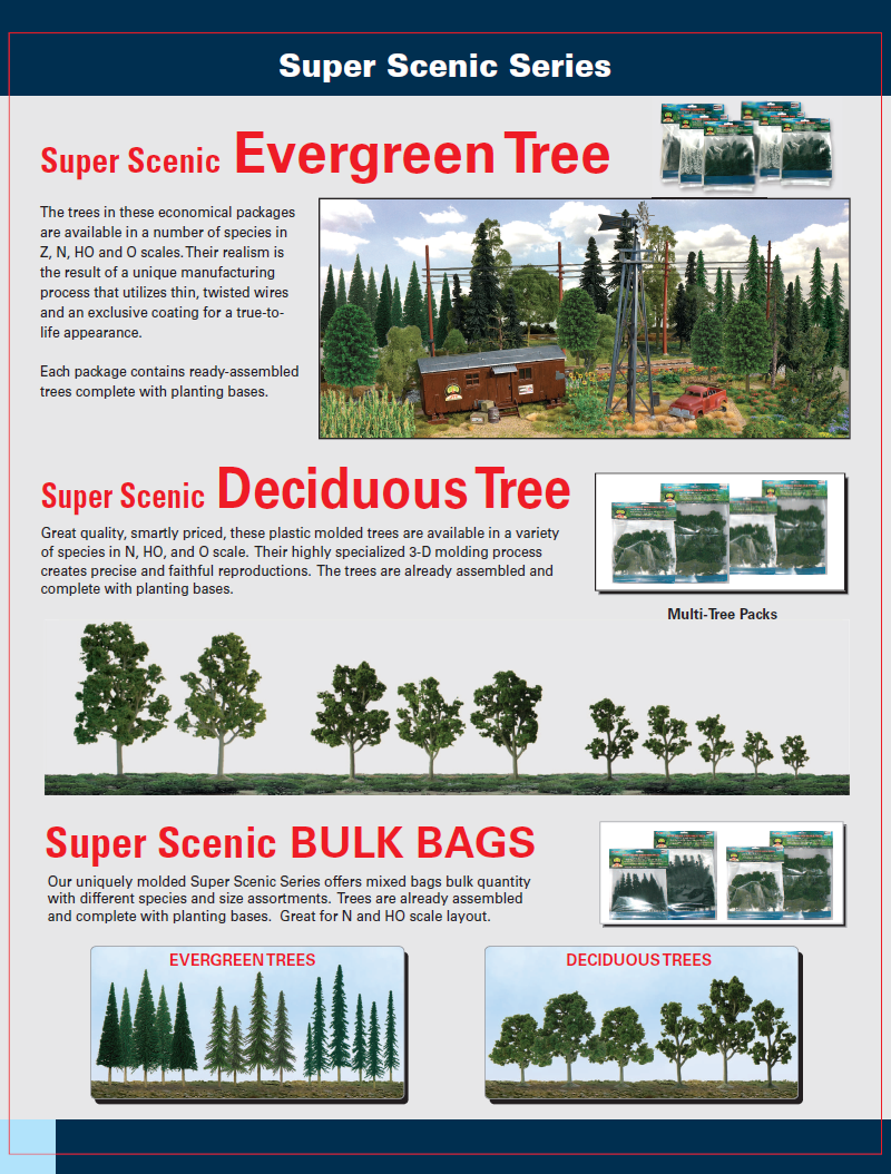 Super Scenic Tree Spruce 2-4 36 JTT Scenery Products 
