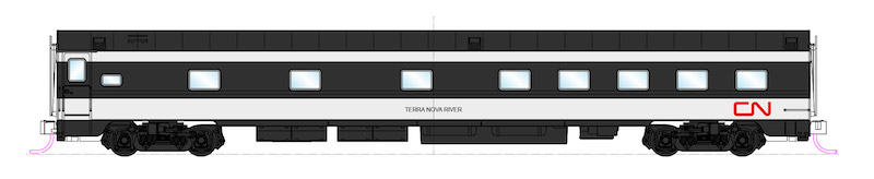 CN Transcontinental PRR Sleeper