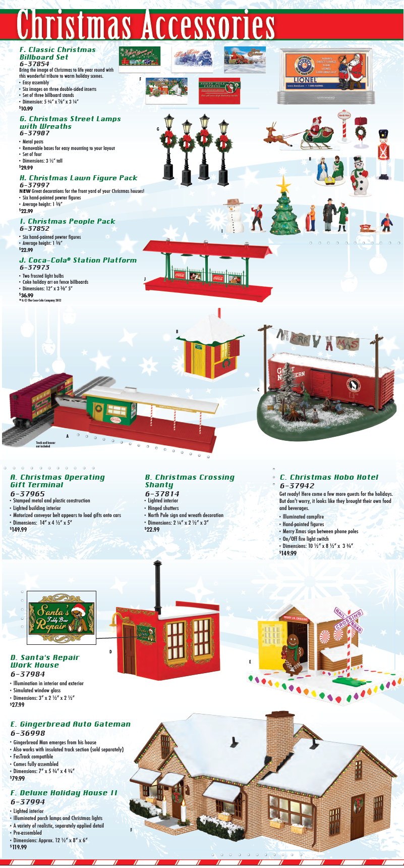 Lionel Christmas accessories