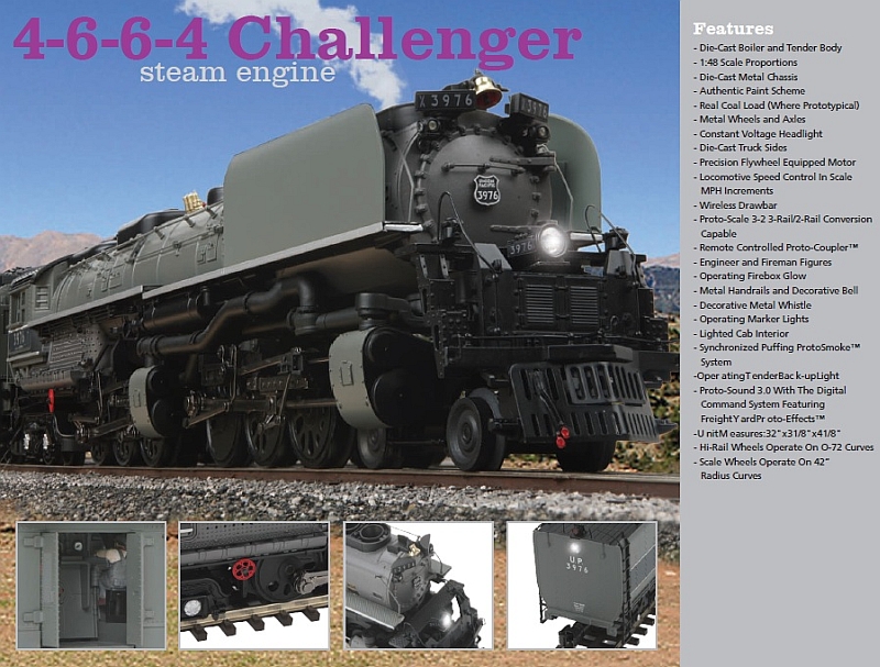 Premier Steam 4-6-6-4 Challenger