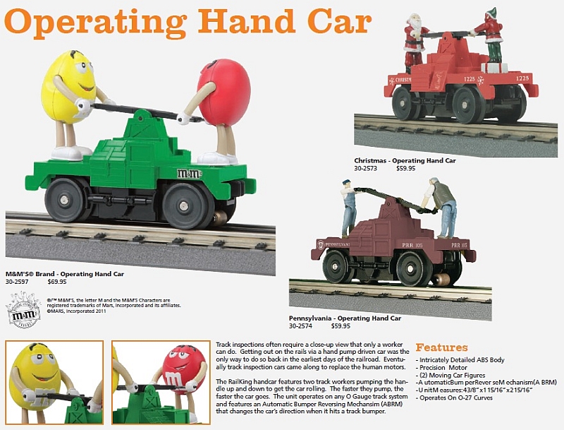 rk Operating Hand Car