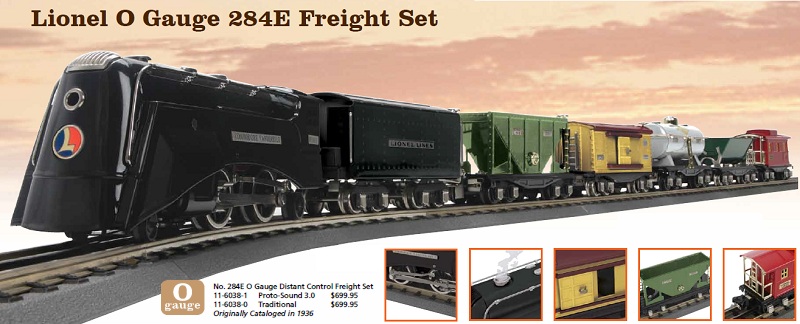 MTH Lionel 284E Freight Set media