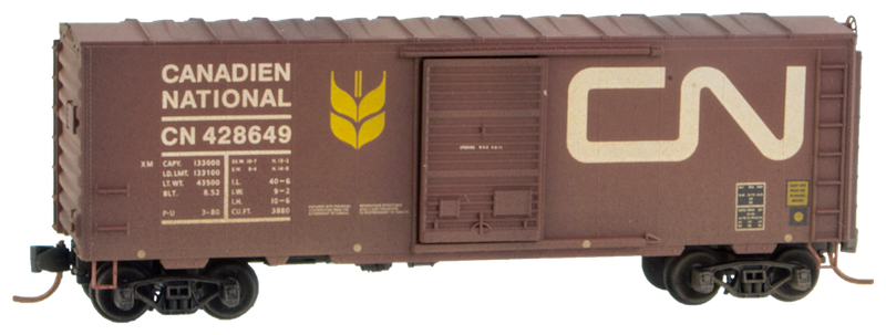Canadian National 40ft Grain Boxcars 428649 Canadian National 40ft Grain Boxcars 428649