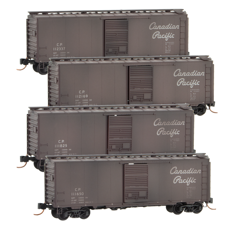 Canadian Pacific 40 Single Door Standard Box Car Script