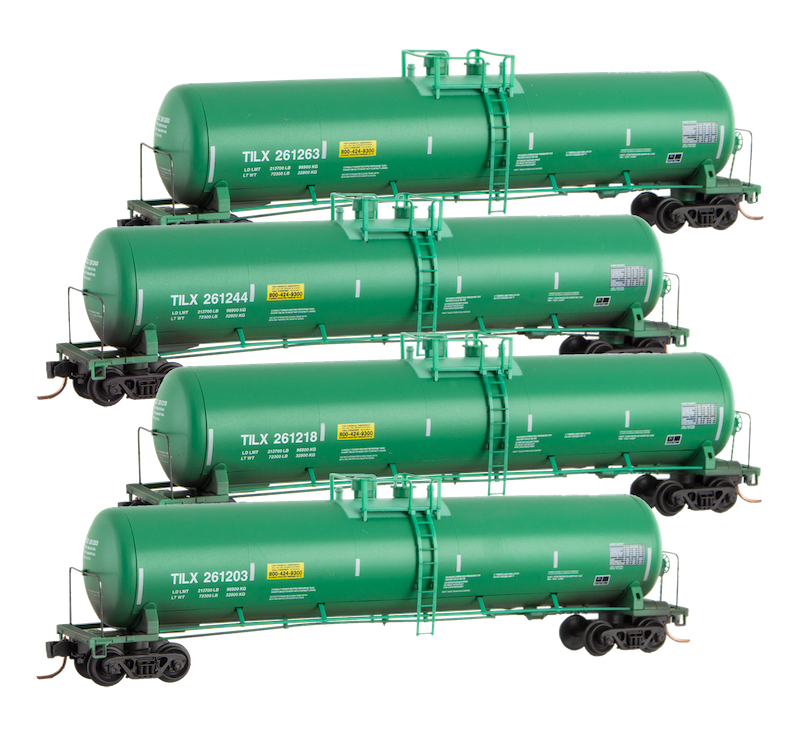 TILX Tank Cars with 6 Reflectors