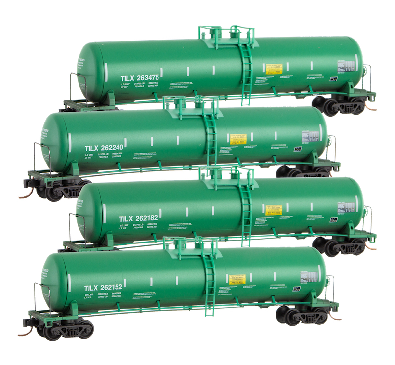 TILX Tank Cars with 8 Reflectors