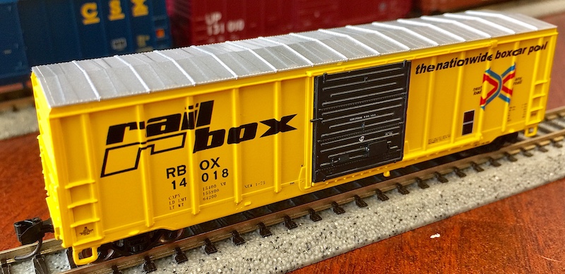N Scale 5077 Railbox early Boxcar