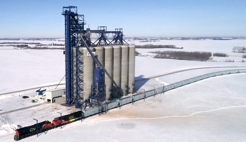 CN Grain loading station