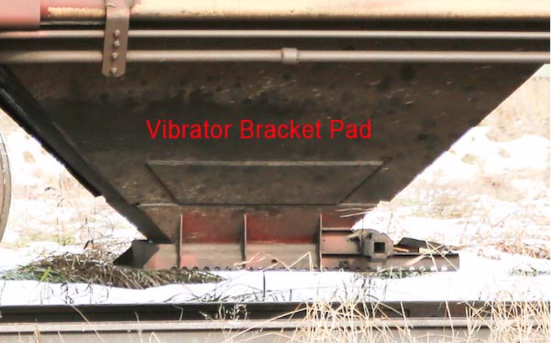 vibrator bracket pads