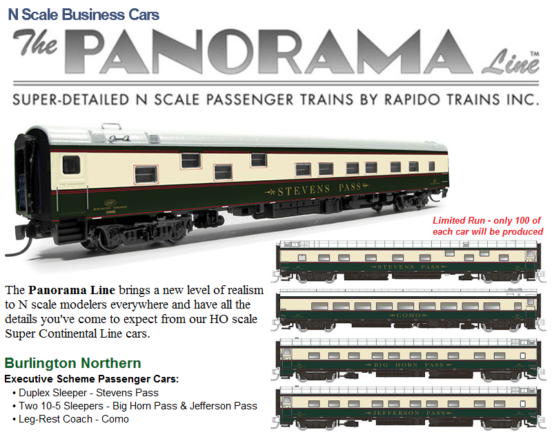 N scale passenger trains 2025
