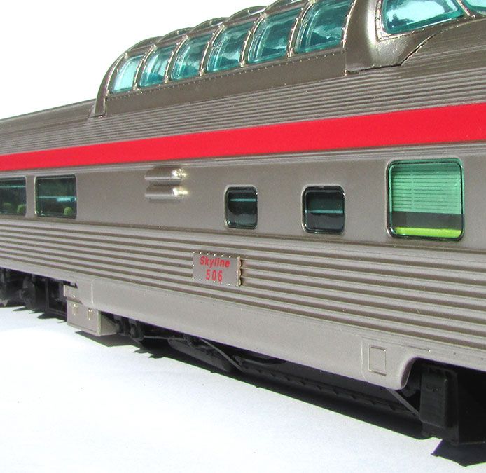 Rapido Trains HO Scale 116037 Budd Mid-Train Dome Wabash #201 Rapido Trains HO Scale 116037 Budd Mid-Train Dome Wabash #201
