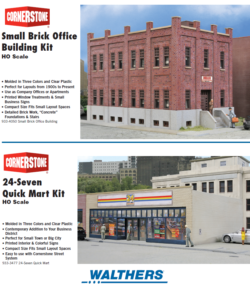 ORDER DEADLINE ALERT - Walthers Cornerstone HO Scale Kits