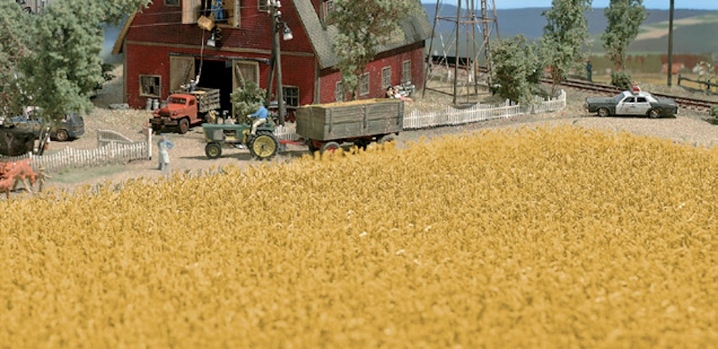 HO Scale Walthers SceneMaster 949-1141 Harvest Corn Field Kit