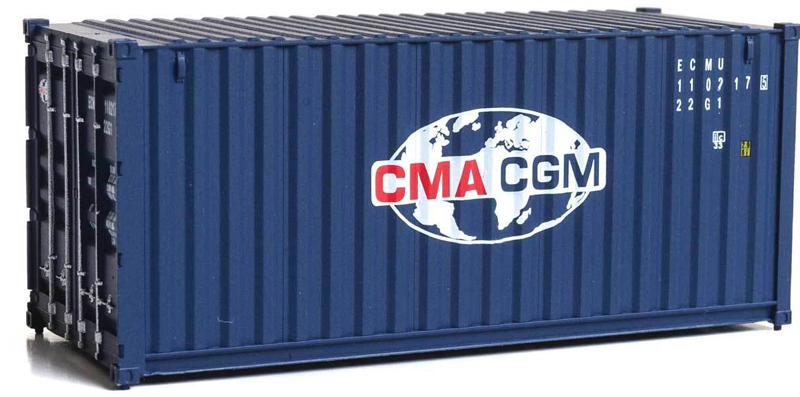Walthers 949-8525 HO scale 53' Singamas Container - Universal - Ready to use